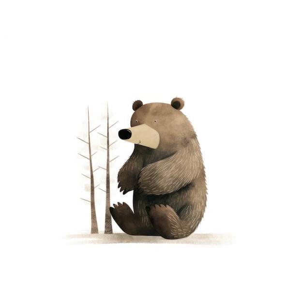 Bear's Hand in Mouth Art door Jon Klassen