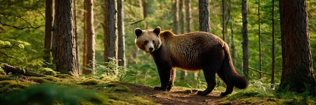 Photo bear travel nature forest animal young europe mammal wildlife predator balkans nature res