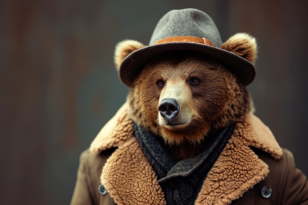 Bear Wearing Hat