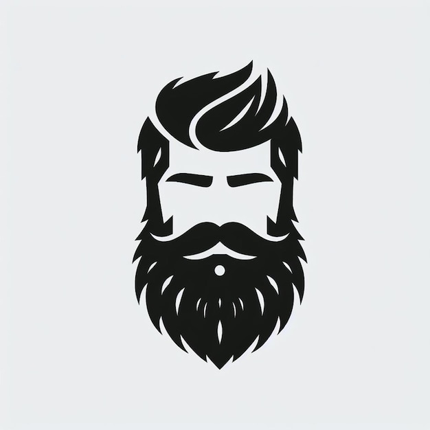 beard salon logo