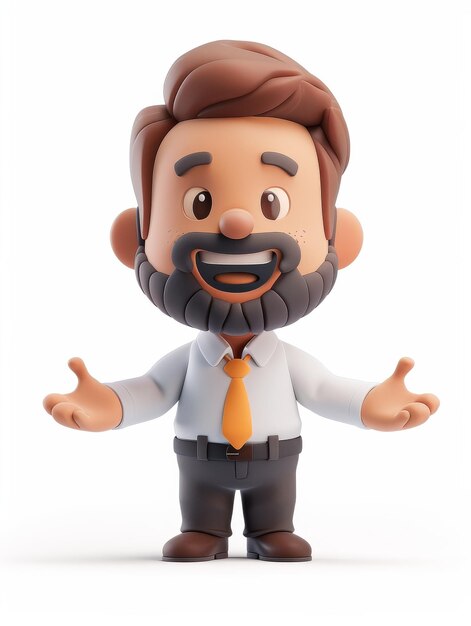 Bearded Man Figurine