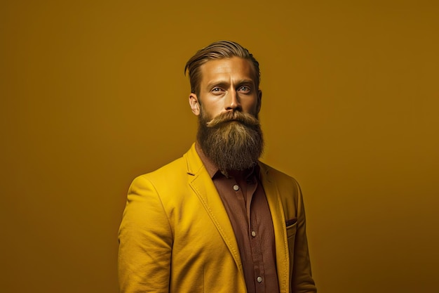 Bearded man portrait