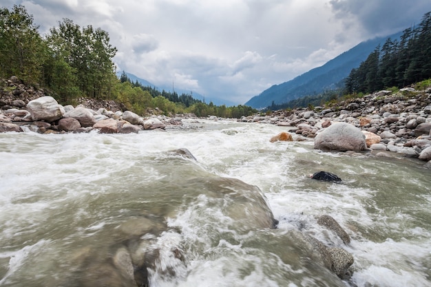 Beas-rivier in Manali