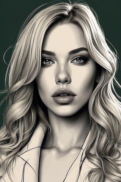 beatiful girl desing illustrator