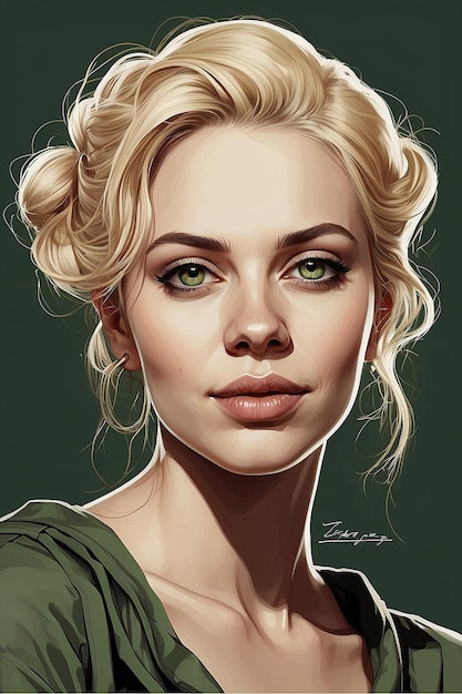 beatiful girl illustrator desing