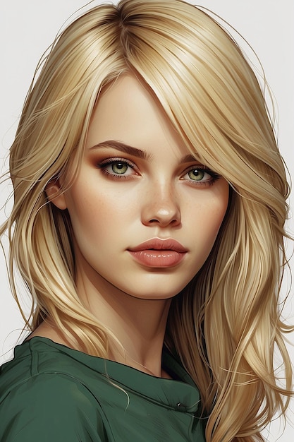 beatiful girl illustrator desing