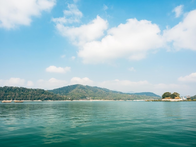 прекрасный вид на озеро Sun Moon Lake Тайвань