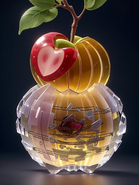 Photo beautefull apple image