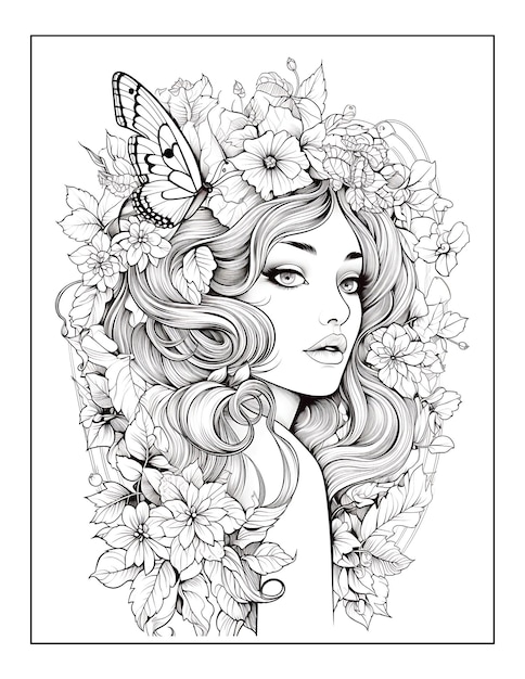 Beauties Fairyland Coloring Pages