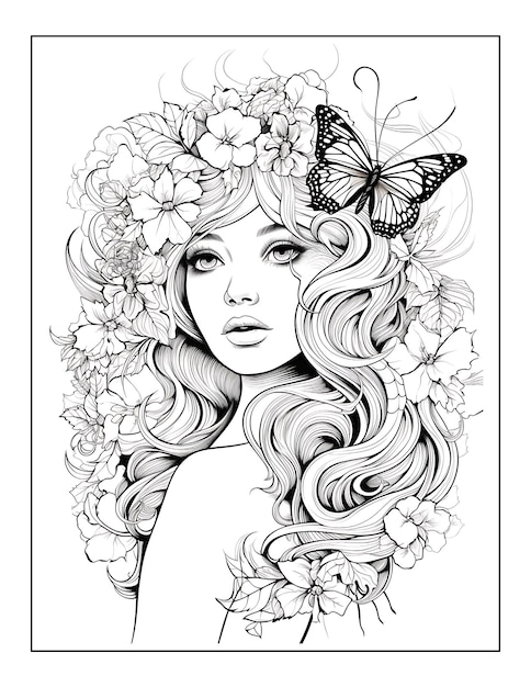 Beauties Fairyland Coloring Pages