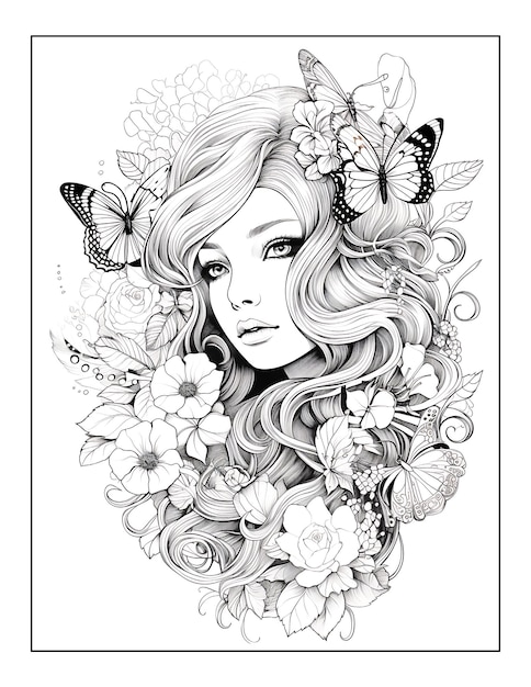 Beauties Fairyland Coloring Pages