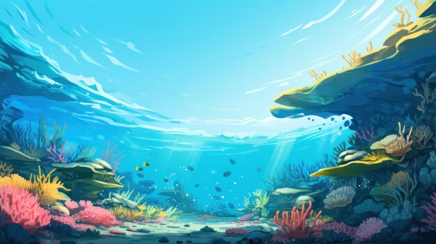 Beautifil sea reef