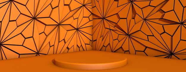 Красивая 3d иллюстрация с абстрактным фоном