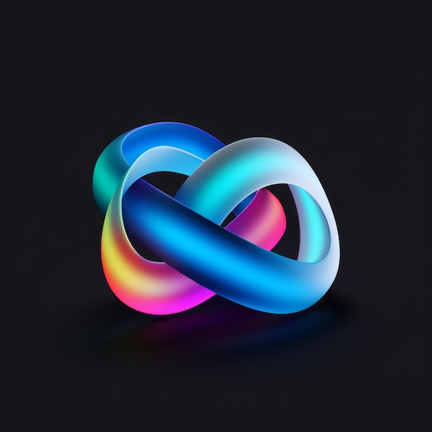 Beautiful 3D Neon Logo Design