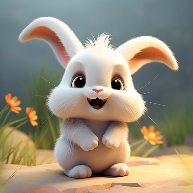 Beautiful 3D Rabbit