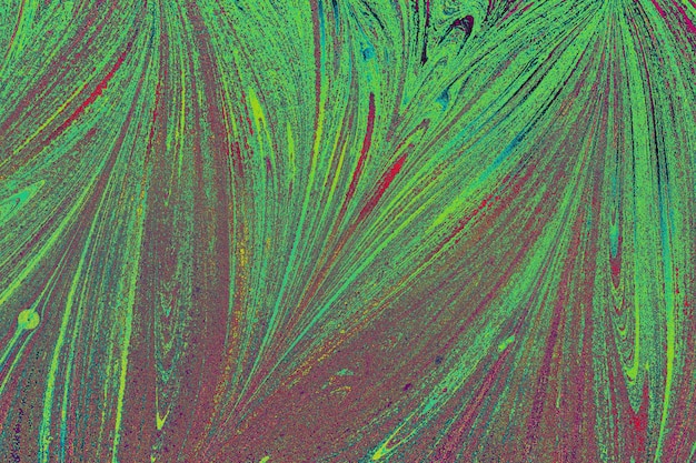 Красивое абстрактное искусство техники мраморной живописи эбру на воде акриловыми красками