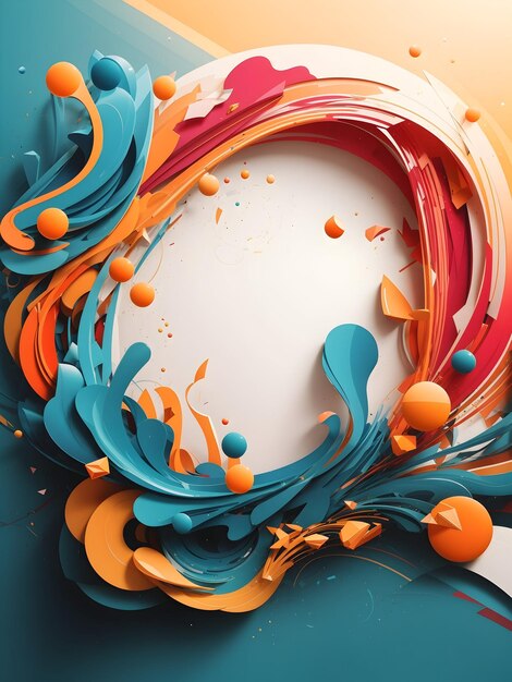 Beautiful Abstract_background_And_logo