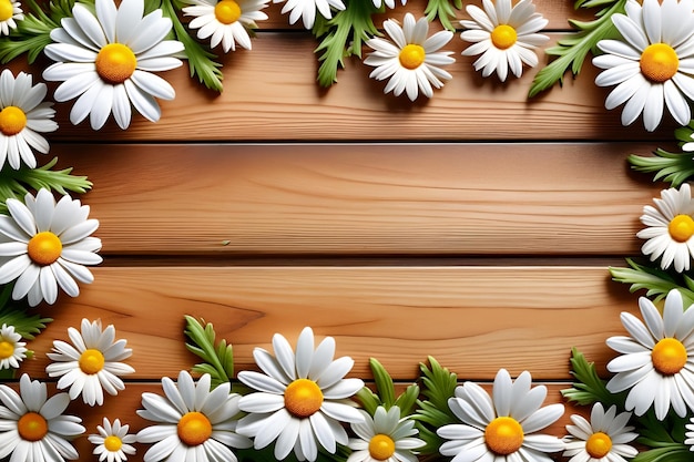 Photo beautiful abstract background with bright daisy flowers