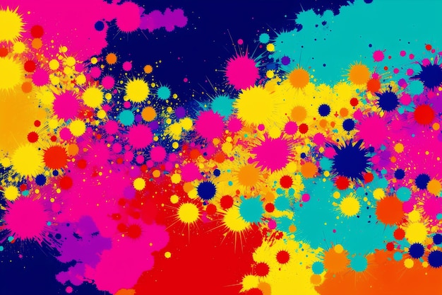 Красивый абстрактный красочный фон Копировать пространство Генеративный AI