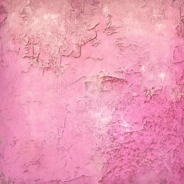 美しい抽象的なグランジ装飾的なピンクの塗られた漆喰壁のテクスチャ