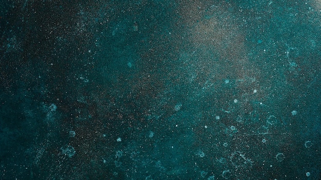 Beautiful Abstract Grunge Decorative Turquoise Dark Wall Background Art Rough Stylized Texture Web Banner With Space For Text Textured Background with bright center spotlight