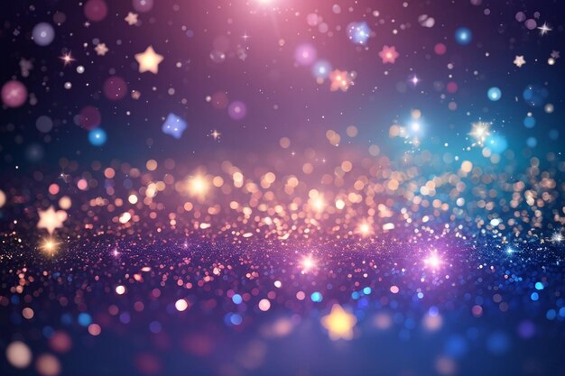 Beautiful abstract shiny light and glitter background