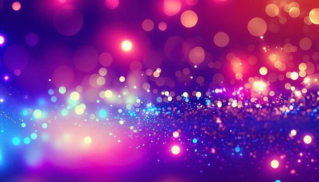 Photo beautiful abstract shiny light and glitter background