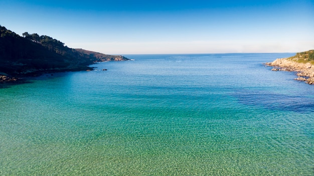 Beautiful aerial view of the sea 