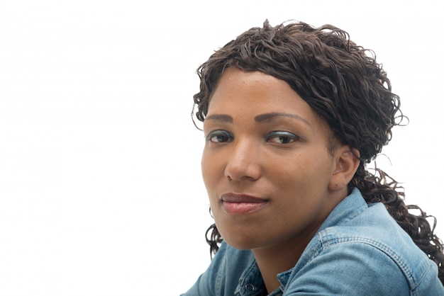 Photo beautiful african american  young woman