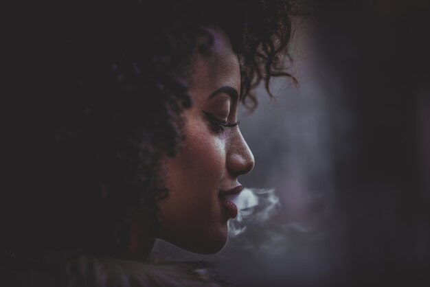 Photo beautiful afro-american girl