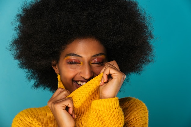 Beautiful afro woman