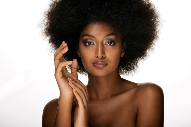 Beautiful afro woman