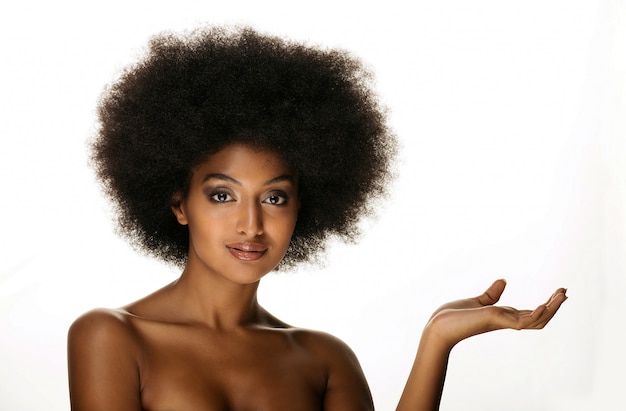 Beautiful afro woman