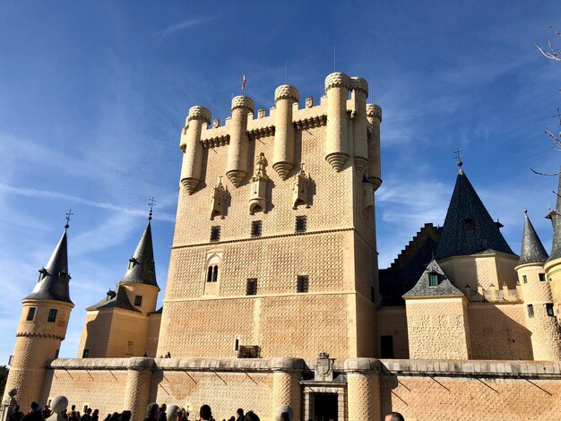 The beautiful alcazar of segovia spain