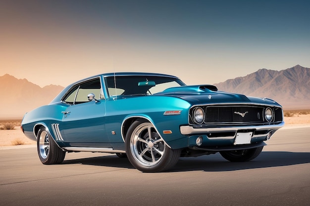 Beautiful American muscle car exempted