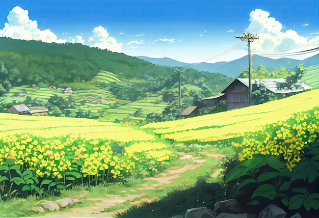 ArtStation - Anime backgrounds, art works by #Dahata