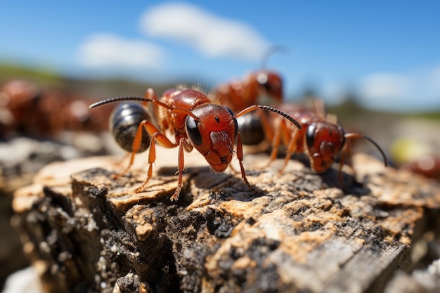 Beautiful ant close up detailed focus stacked photo Macro shot