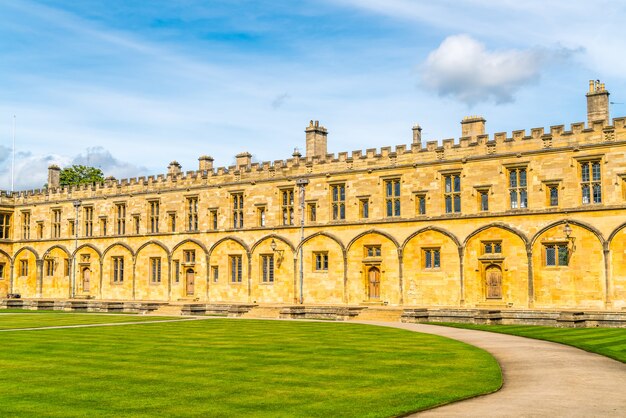 Beautiful architecture christ church cathedral in oxford, uk