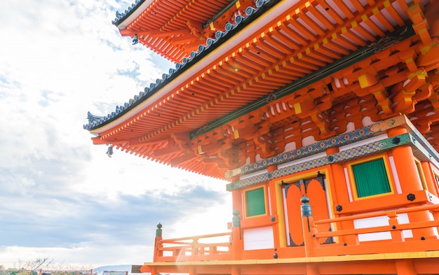 写真 京都清水寺の美しい建築。