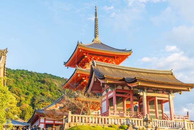 写真 京都清水寺の美しい建築。