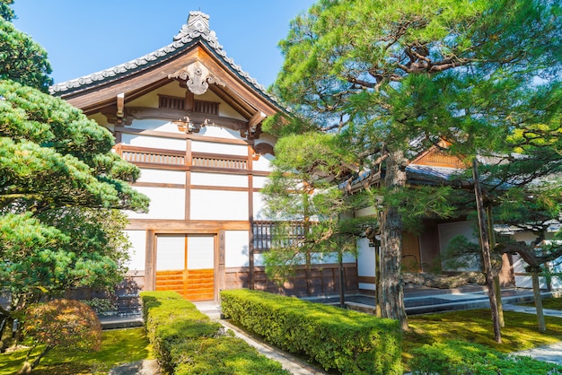 Beautiful Architecture at Silver Pavillion Ginkakuji temple