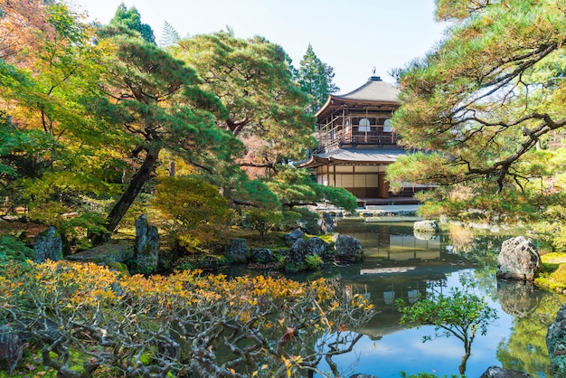 Beautiful Architecture at Silver Pavillion Ginkakuji temple