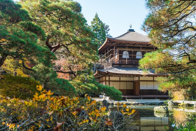 Beautiful Architecture at Silver Pavillion Ginkakuji temple