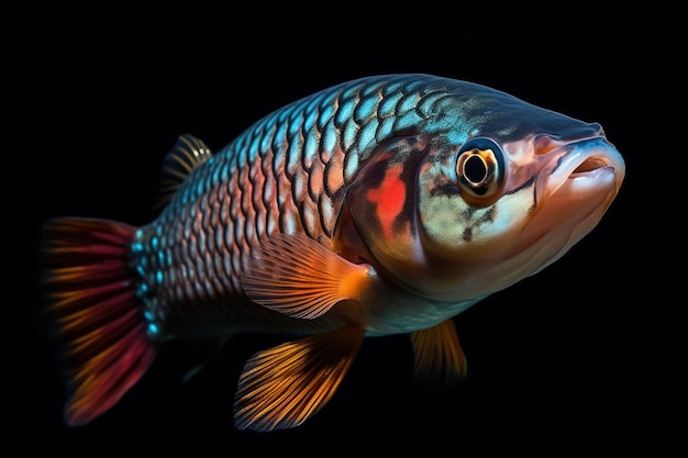 Premium AI Image | Beautiful Arowana Fish