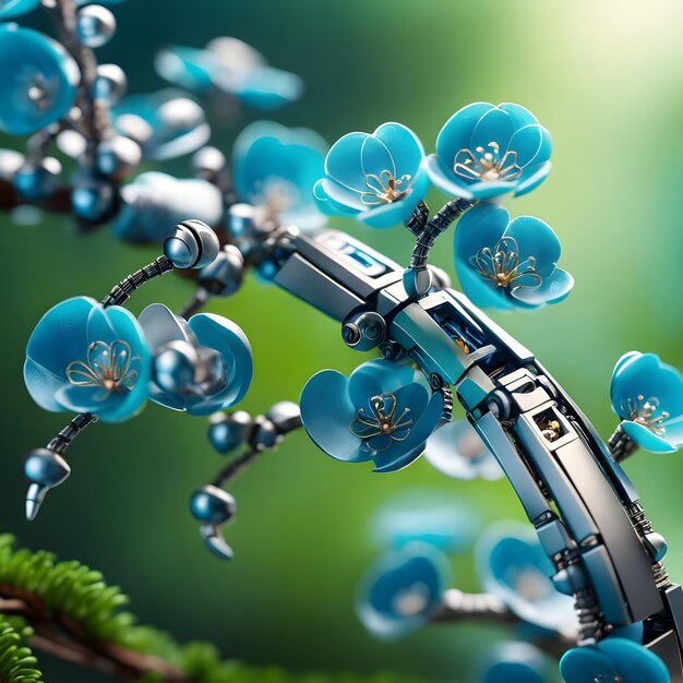 Premium AI Image | Beautiful artificial trees