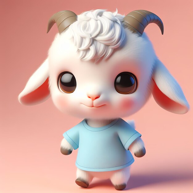 Красивые художественные мультфильмы с животными и 3D-персонажами в овечьем очаровании