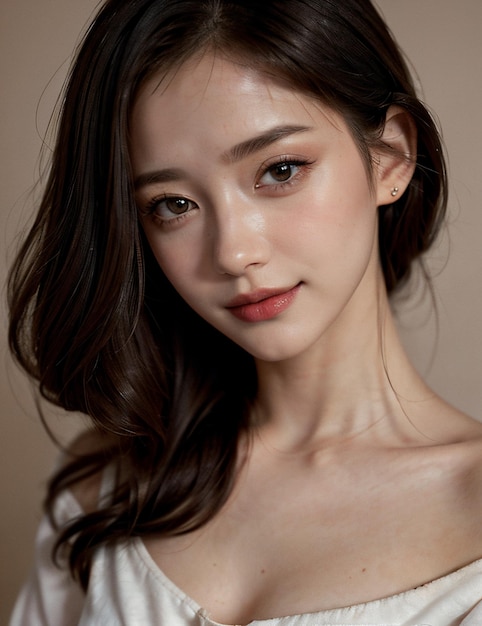 Beautiful Asian model portrait