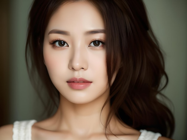 beautiful asian woman potrait