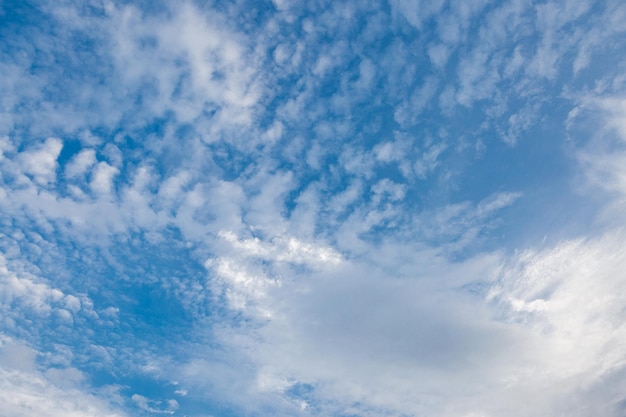 Beautiful atmospheric dramatic clouds in the evening at sunset