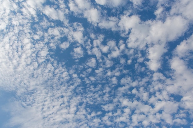 Beautiful atmospheric dramatic clouds in the evening at sunset